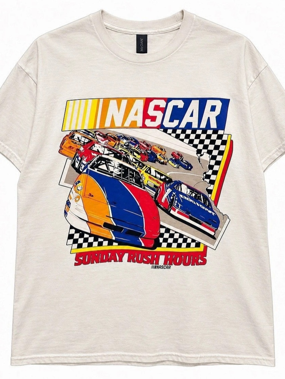 NASCAR Sunday Rush Hours Racing Graphic Tee Mens XL